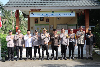 Kunjungi Polsek Sanga Desa, Kapolres Muba AKBP Ruri Prastowo Tekankan Sinergi dan Pelayanan Humanis