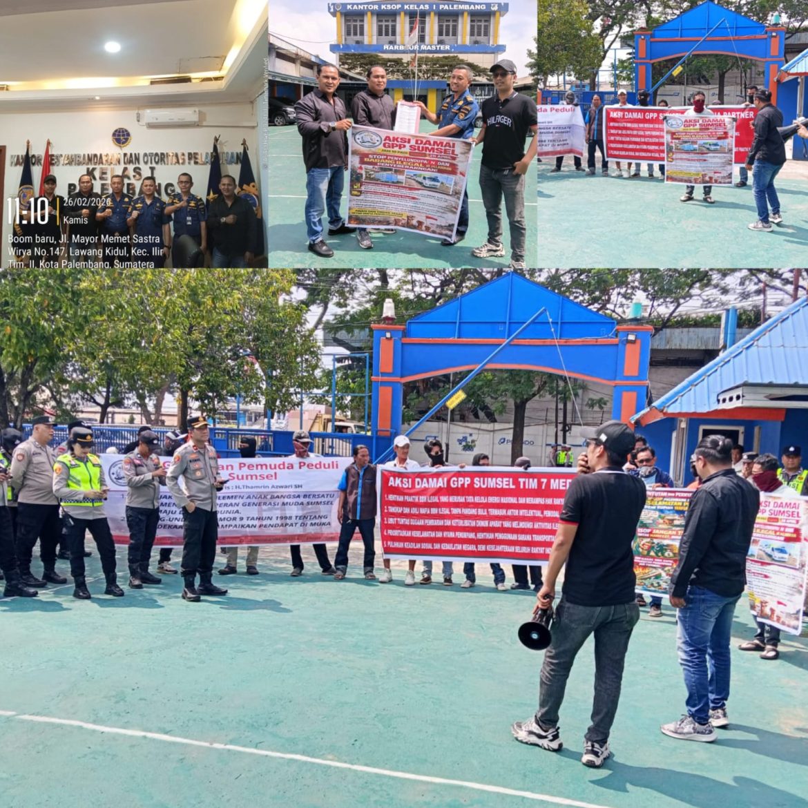 TAA Membara! Dugaan Kongkalikong Pejabat dan Mafia BBM Digugat di Depan Kantor KSOP”