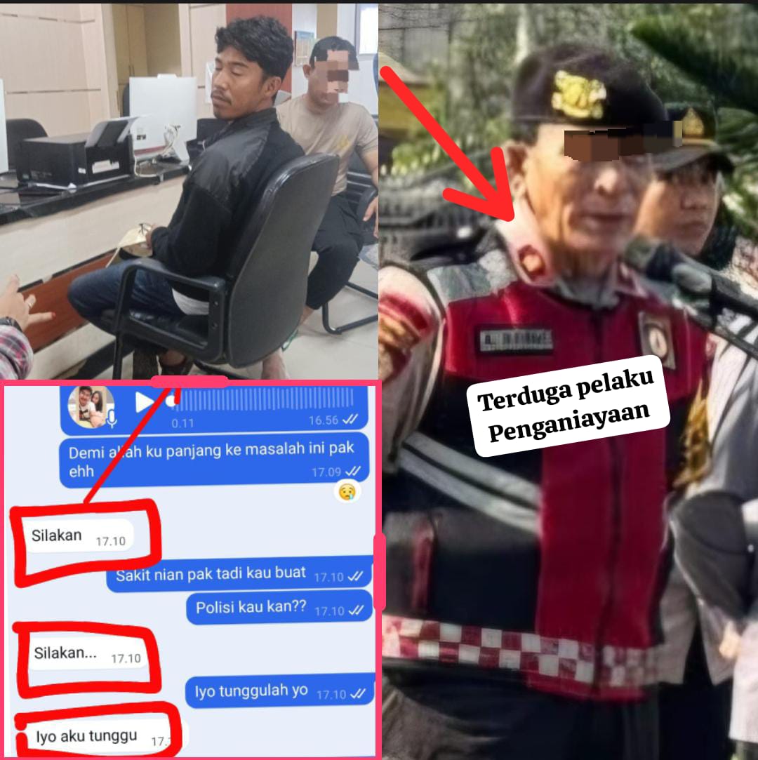 Tagih Paket COD, Kurir J&T Babak Belur Diduga Dianiaya oknum Polisi Berpangkat Kompol di Palembang”