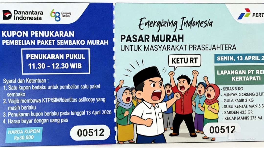 Pembagian Kupon Sembako Pertamina di RT 45 Kemang Agung, Diduga Hanya Untuk “Kroni-Kroni” Ketua RT, Warga Miskin Diabaikan