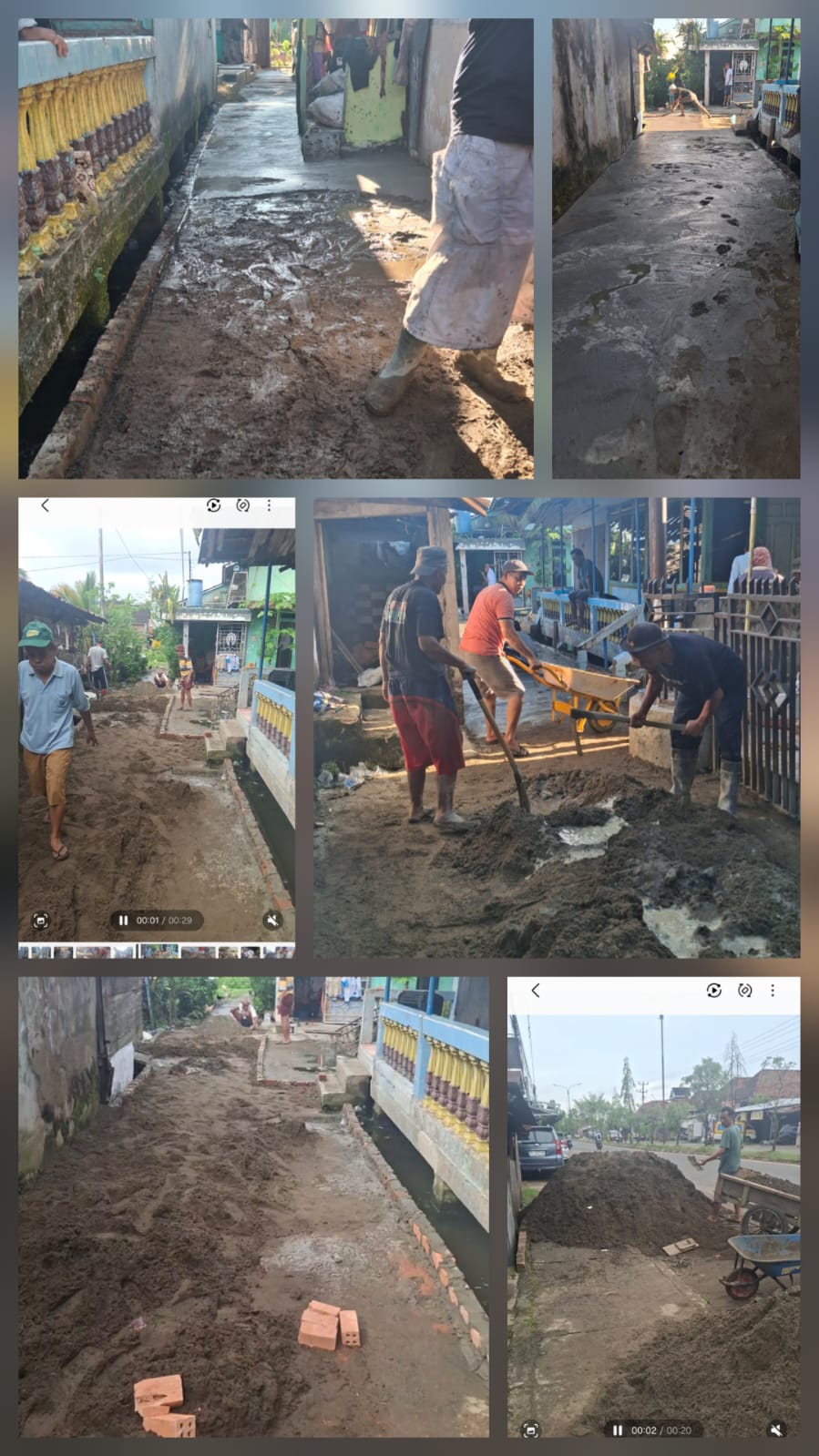 “Tak Kunjung Direalisasi Sejak 2019, Ketua RT di Kertapati Perbaiki Jalan Rusak Pakai Dana Pribadi”