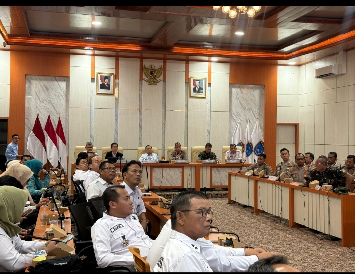Duduk Bersama Stakeholder pemerintah kabupaten,Polres Ogan Ilir Bahas Bencana Asap dan Penanggulangan Karhutla Tahun 2026