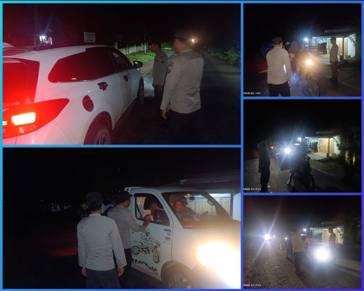 Cegah Gangguan Kamtibmas di Wilayah Hukum, Polsek Rambang Gelar KRYD Malam Libur