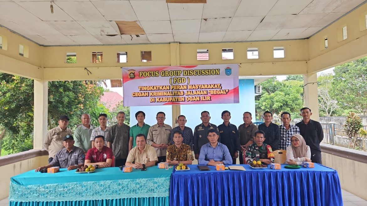 *POLDA SUMSEL BERSAMA FORUM KEPALA DESA GELAR FGD DAN SOSIALISASI ANTISIPASI MENINGKATNYA KRIMINALITAS JALANAN/BEGAL*
