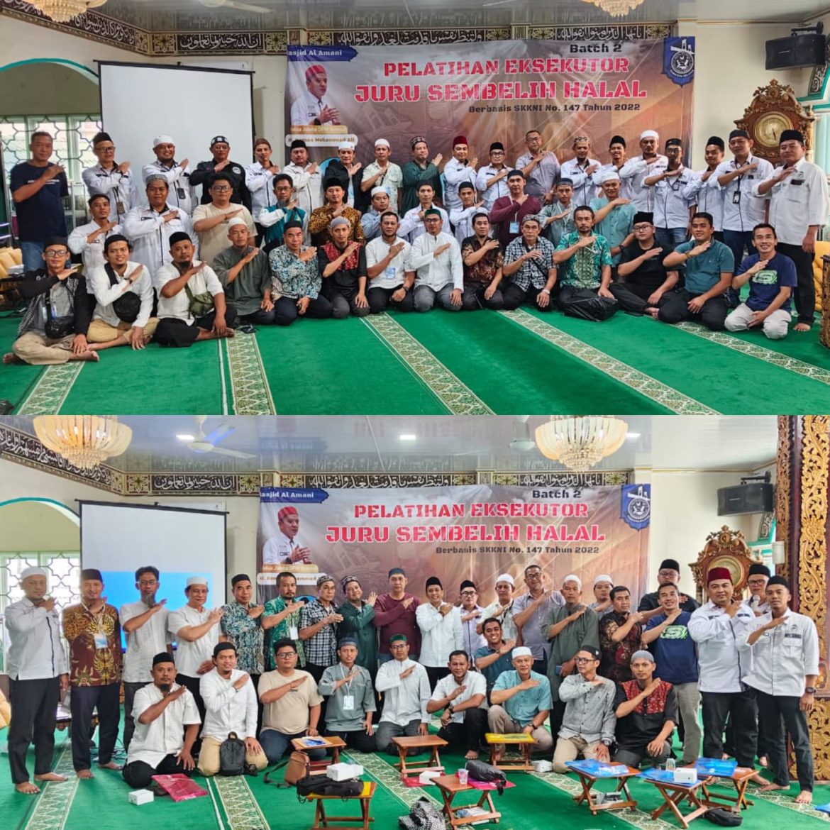 PRESS RELEASE RESMI PELATIHAN EKSEKR JURU SEMBELIH HALAL (JULEHA) – BATCH 2 DPW JULEHA SUMATERA SELATAN