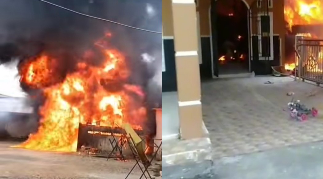 Gudang Diduga Penampungan BBM Ilegal Terbakar di Kotabaru Martapura, Kinerja Polres Oku Timur Disorot Tajam