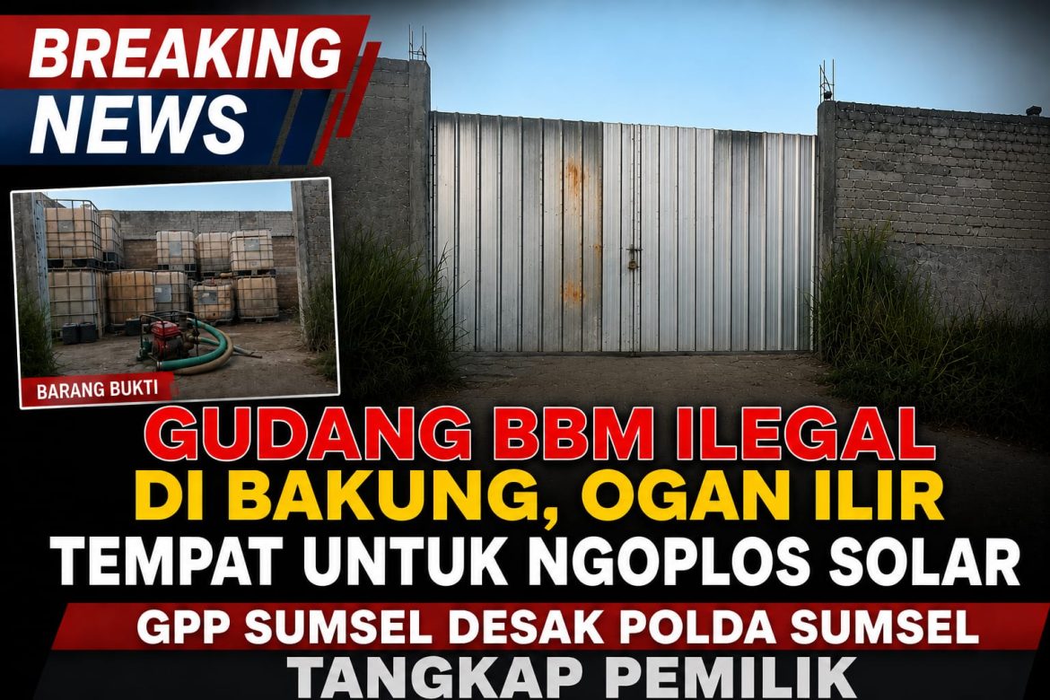 Disorot Publik, Gudang BBM Diduga Milik Oknum Berinisial Dandi di Ogan Ilir Kembali Beroperasi